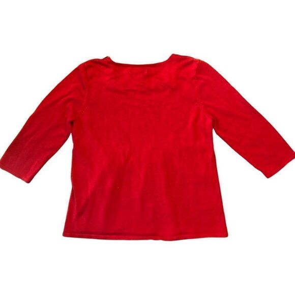 Women's Red Sweater - Picture 2 of 3